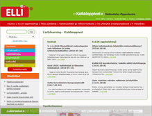 Tablet Screenshot of earlylearning.fi